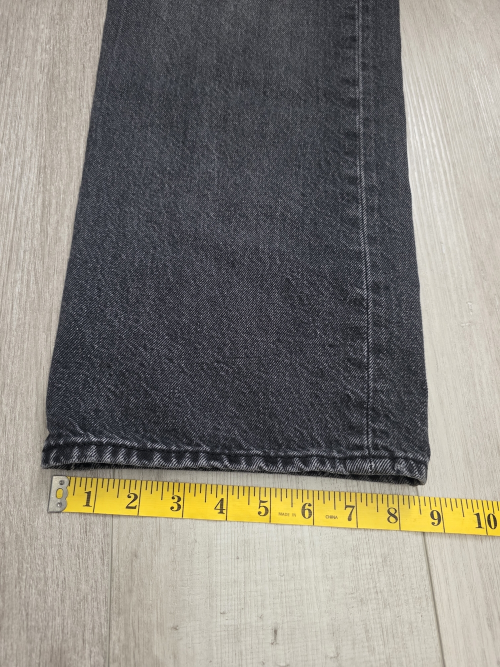 Levi’s 501 Original Fit Jeans Black Wash Straight Leg W38 L30 Classic Denim - Picture 8 of 10